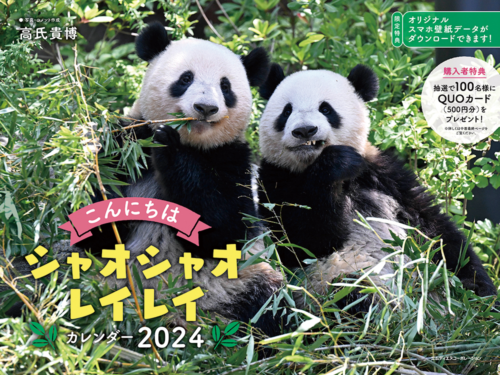 【A賞】2024 こんにちは シャオシャオ・レイレイカレンダー